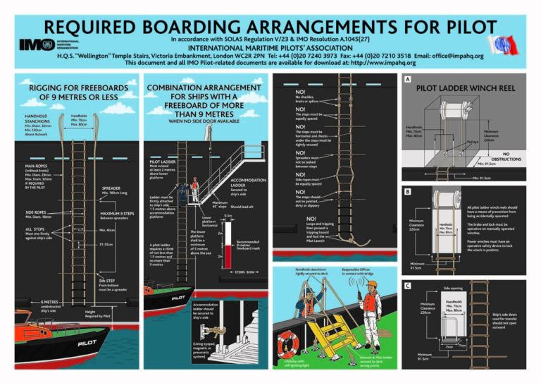 Pilot Boarding Arrangements Poster Atlantic Pilotage Authority
